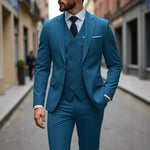YND Men’s 3-Piece Slim Fit Formal Suit Set