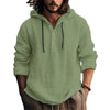 Men's Cotton-Linen Hoodie – Lightweight Everyday Layer
