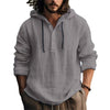 Men's Cotton-Linen Hoodie – Lightweight Everyday Layer