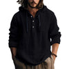 Men's Cotton-Linen Hoodie – Lightweight Everyday Layer