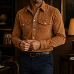Relaxed Denim Overshirt – Vintage-Inspired Everyday Layer