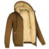 Men's Contrast-Lined Full-Zip Hooded Jacket