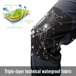 YSENTO Men's Snow Ski Pants Waterproof Fleece Lined