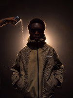 Water Reactive Cheetah Rain Jacket