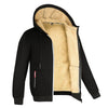 Men's Contrast-Lined Full-Zip Hooded Jacket