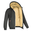 Men's Contrast-Lined Full-Zip Hooded Jacket