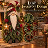 Christmas Porch Decor – Evergreen Gnome & Whimsical Elf Tree