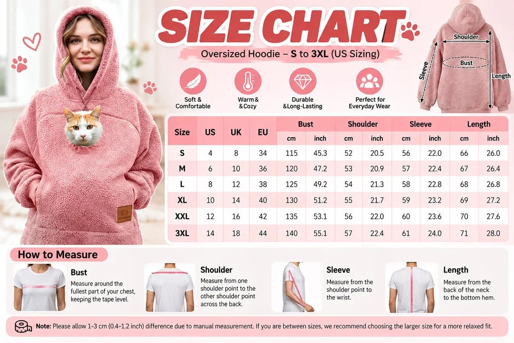 Pet Pocket Hoodie unisex hooded sweatshirt made of lamb wool