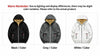 Men's Contrast-Lined Full-Zip Hooded Jacket