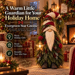 Christmas Porch Decor – Evergreen Gnome & Whimsical Elf Tree