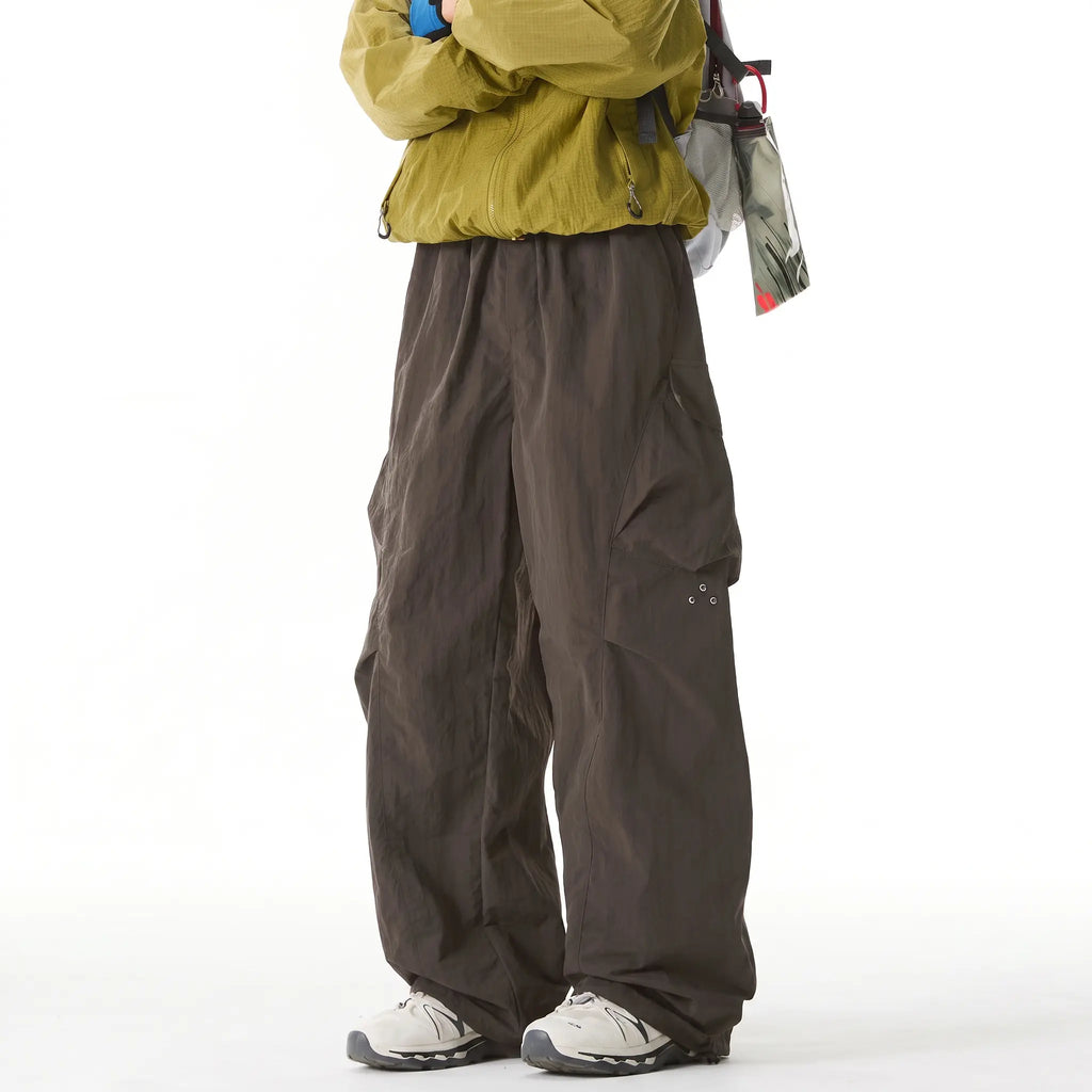 Men's Baggy Cargo Pants – Water-Resistant Stretch Utility