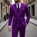YND Men’s 3-Piece Slim Fit Formal Suit Set