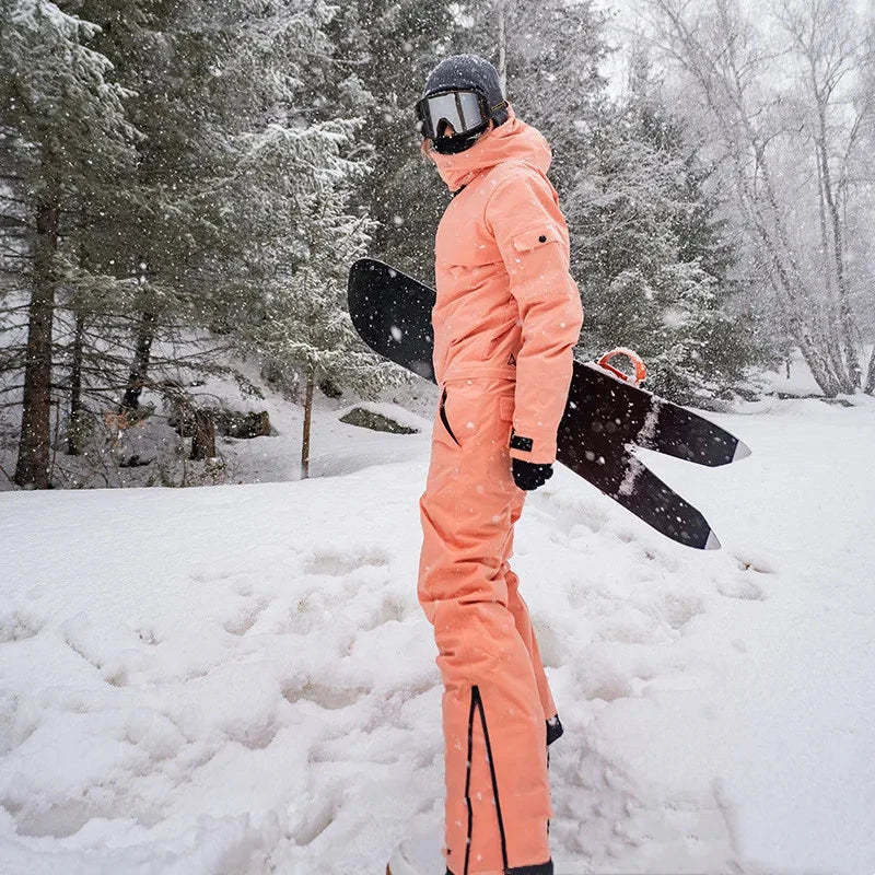 Yaleda One-Piece Ski Suit – Waterproof, Windproof & Insulated Snowsuit