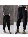 Plus-Size Corduroy Pants – Elastic-Waist Straight Leg