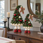 Christmas Porch Decor – Evergreen Gnome & Whimsical Elf Tree