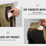YSENTO Men's Snow Ski Pants Waterproof Fleece Lined