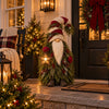 Christmas Porch Decor – Evergreen Gnome & Whimsical Elf Tree