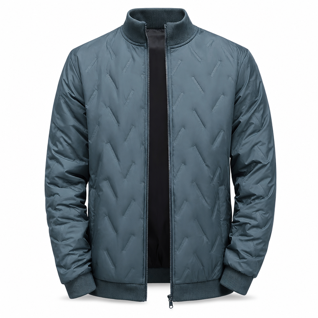 Men's Fleece-Lined Padded Winter Jacket