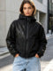 Water Reactive Cheetah Rain Jacket - 粉红色