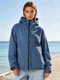 Water Reactive Cheetah Rain Jacket - 黑色